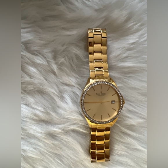 KATE SPADE SEAPORT GRAND DATE GOLD-TONE ST. STEEL WOMEN'S WATCH 1YRU0102 - Picture 4 of 13